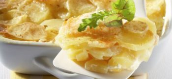 Gratin Dauphinois aux pommes de terre Pompadour & chèvre