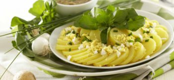 Salade de pommes de terre Pompadour au cresson