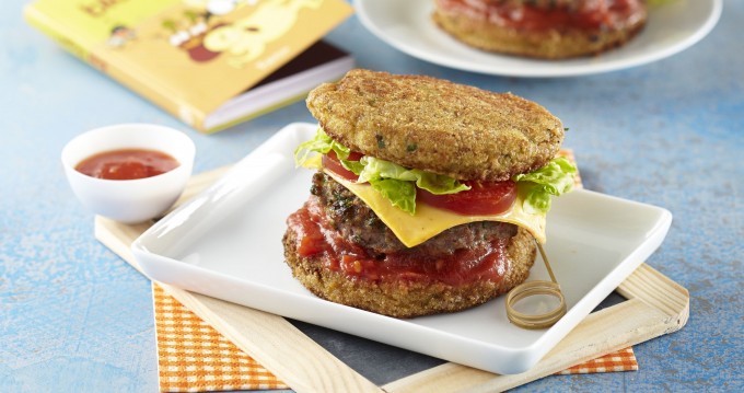 Hamburger en galettes de pommes de terre Pompadour