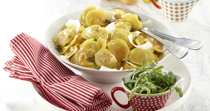 raviolis aux pommes de terre pompadour