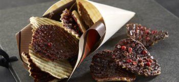 chips de pommes de terre pompadour au chocolat