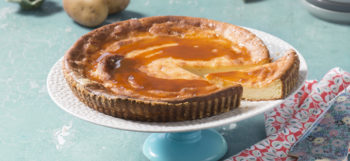 Tarte de pomme de terre Pompadour au caramel beurre salé