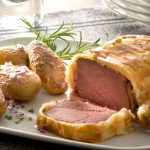 Bœuf en croûte & pommes de terre Pompadour rissolées