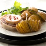 Tournedos Rossini & pomme de terre Pompadour hasselback