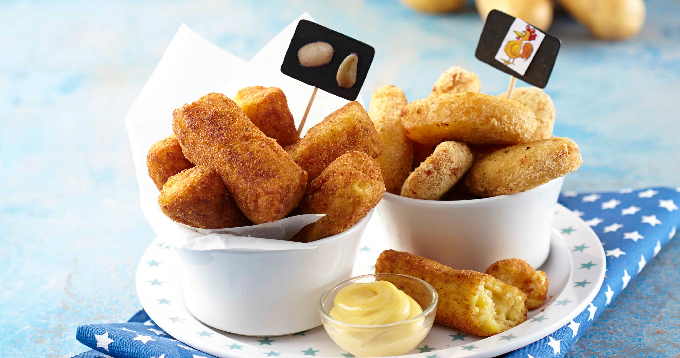 Nuggets de pommes de terre Pompadour & poulet