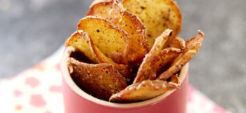 Chips de pommes de terre Pompadour aux herbes